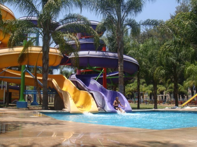 Adrenalina y agua en la piscina